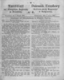 Amtsblatt der Königlichen Preussischen Regierung zu Bromberg. 1862.02.07 No.6
