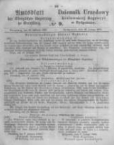 Amtsblatt der Königlichen Preussischen Regierung zu Bromberg. 1862.02.28 No.9