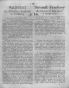 Amtsblatt der Königlichen Preussischen Regierung zu Bromberg. 1862.04.04 No.14