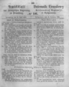 Amtsblatt der Königlichen Preussischen Regierung zu Bromberg. 1862.04.18 No.16