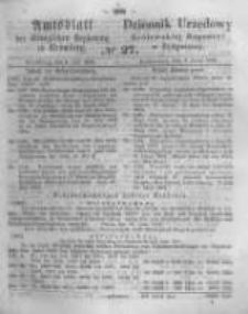 Amtsblatt der Königlichen Preussischen Regierung zu Bromberg. 1862.07.04 No.27