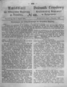Amtsblatt der Königlichen Preussischen Regierung zu Bromberg. 1862.08.01 No.31