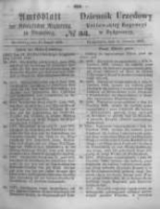 Amtsblatt der Königlichen Preussischen Regierung zu Bromberg. 1862.08.15 No.33