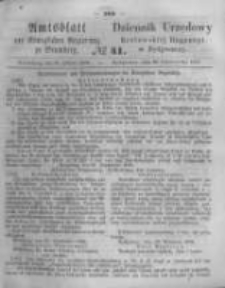Amtsblatt der Königlichen Preussischen Regierung zu Bromberg. 1862.10.10 No.41