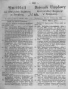 Amtsblatt der K&ouml;niglichen Preussischen Regierung zu Bromberg. 1862.10.31 No.44