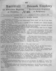 Amtsblatt der Königlichen Preussischen Regierung zu Bromberg. 1862.11.07 No.45
