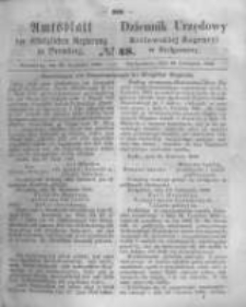 Amtsblatt der Königlichen Preussischen Regierung zu Bromberg. 1862.11.28 No.48