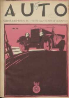 Auto: ilustrowane czasopismo sportowo-techniczne: organ Automobilklubu Polski oraz Klub&oacute;w Afiliowanych: revue sportive et technique de l' automobile: organe officiel de l'Automobile-Club de Pologne et des clubs afili&eacute;s 1925.06.20 R.4 Nr12