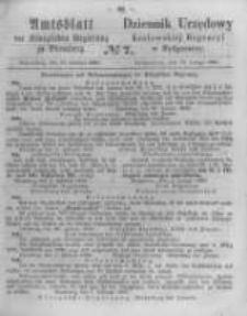 Amtsblatt der Königlichen Preussischen Regierung zu Bromberg. 1863.02.13 No.7
