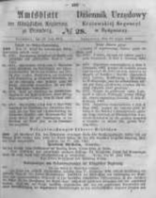 Amtsblatt der Königlichen Preussischen Regierung zu Bromberg. 1863.07.10 No.28