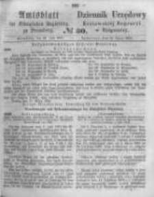 Amtsblatt der K&ouml;niglichen Preussischen Regierung zu Bromberg. 1863.07.24 No.30