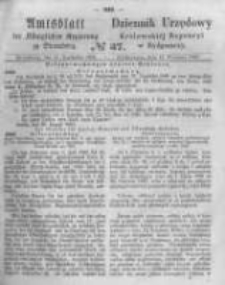 Amtsblatt der K&ouml;niglichen Preussischen Regierung zu Bromberg. 1863.09.11 No.37