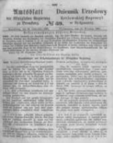 Amtsblatt der K&ouml;niglichen Preussischen Regierung zu Bromberg. 1863.09.25 No.39