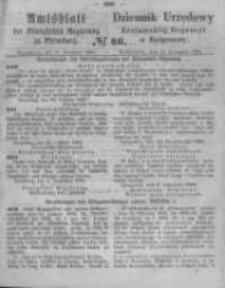 Amtsblatt der K&ouml;niglichen Preussischen Regierung zu Bromberg. 1863.11.13 No.46