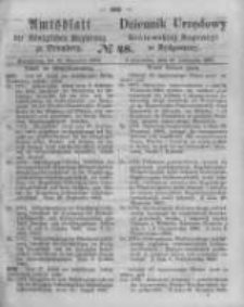 Amtsblatt der K&ouml;niglichen Preussischen Regierung zu Bromberg. 1863.11.27 No.48
