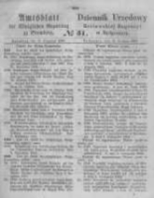 Amtsblatt der K&ouml;niglichen Preussischen Regierung zu Bromberg. 1863.12.18 No.51