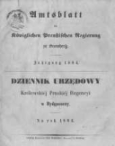 Amtsblatt der Königlichen Preussischen Regierung zu Bromberg. 1864.01.01 No.1