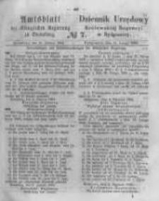 Amtsblatt der Königlichen Preussischen Regierung zu Bromberg. 1864.02.12 No.7