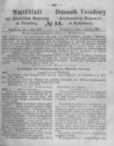 Amtsblatt der K&ouml;niglichen Preussischen Regierung zu Bromberg. 1864.04.01 No.14