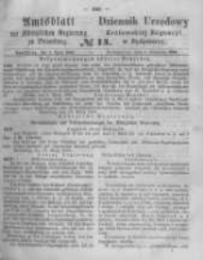 Amtsblatt der Königlichen Preussischen Regierung zu Bromberg. 1864.04.01 No.14