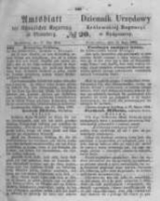 Amtsblatt der Königlichen Preussischen Regierung zu Bromberg. 1864.05.13 No.20