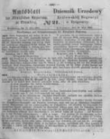 Amtsblatt der Königlichen Preussischen Regierung zu Bromberg. 1864.05.20 No.21