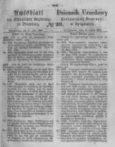 Amtsblatt der K&ouml;niglichen Preussischen Regierung zu Bromberg. 1864.07.15 No.29