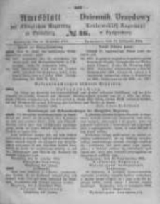 Amtsblatt der Königlichen Preussischen Regierung zu Bromberg. 1864.11.11 No.46
