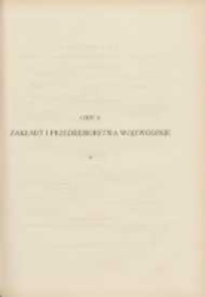 Sprawozdanie Wydziału Krajowego z Administracji Poznańskiego Krajowego Związku Komunalnego za Rok 1933/1934 Cz.2 Zakłady i Przedsiębiorstwa Wojewódzkie