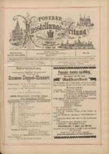 Posener Ausstellungs-Zeitung: Offizielles Organ der Provinzial-Gewerbe-Ausstellung 1895.06.27 Nr33