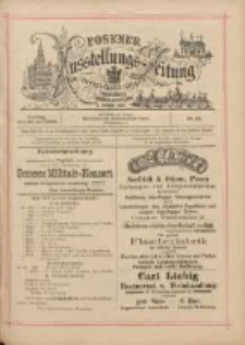 Posener Ausstellungs-Zeitung: Offizielles Organ der Provinzial-Gewerbe-Ausstellung 1895.07.26 Nr62