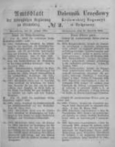 Amtsblatt der Königlichen Preussischen Regierung zu Bromberg. 1865.01.13 No.2