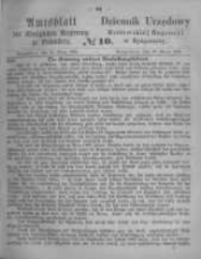 Amtsblatt der Königlichen Preussischen Regierung zu Bromberg. 1865.03.10 No.10