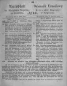 Amtsblatt der Königlichen Preussischen Regierung zu Bromberg. 1865.04.14 No.15