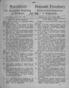 Amtsblatt der Königlichen Preussischen Regierung zu Bromberg. 1865.05.05 No.18