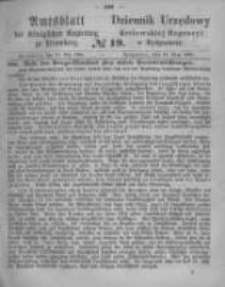 Amtsblatt der Königlichen Preussischen Regierung zu Bromberg. 1865.05.12 No.19