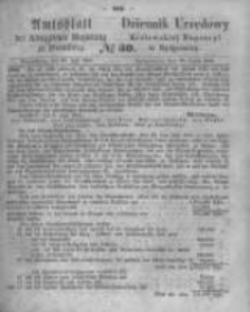Amtsblatt der Königlichen Preussischen Regierung zu Bromberg. 1865.07.28 No.30