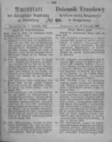 Amtsblatt der Königlichen Preussischen Regierung zu Bromberg. 1865.11.17 No.46