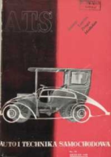 ATS Auto i Technika Samochodowa: organ Automobilklubu Polski oraz Klubów Afiliowanych: organe officiel de l'AutomobilKlub Polski et des clubs affiliés 1937 grudzień R.16 Nr12