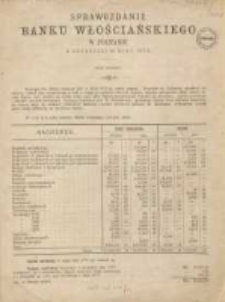 Sprawozdanie Banku Włościańskiego w Poznaniu z Czynności w Roku 1878. R. 6