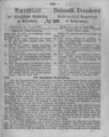 Amtsblatt der Königlichen Preussischen Regierung zu Bromberg. 1865.07.14 No.28