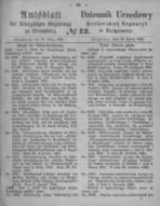 Amtsblatt der Königlichen Preussischen Regierung zu Bromberg. 1866.03.23 No.12