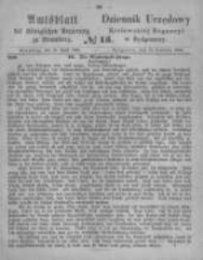 Amtsblatt der Königlichen Preussischen Regierung zu Bromberg. 1866.04.13 No.15