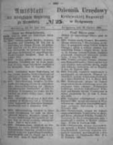 Amtsblatt der Königlichen Preussischen Regierung zu Bromberg. 1866.06.22 No.25