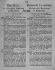 Amtsblatt der Königlichen Preussischen Regierung zu Bromberg. 1866.07.20 No.29