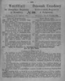 Amtsblatt der Königlichen Preussischen Regierung zu Bromberg. 1866.09.21 No.38