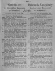 Amtsblatt der Königlichen Preussischen Regierung zu Bromberg. 1866.10.26 No.43
