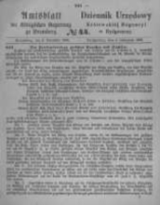Amtsblatt der Königlichen Preussischen Regierung zu Bromberg. 1866.11.02 No.44