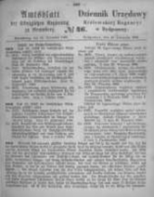 Amtsblatt der Königlichen Preussischen Regierung zu Bromberg. 1866.11.16 No.46