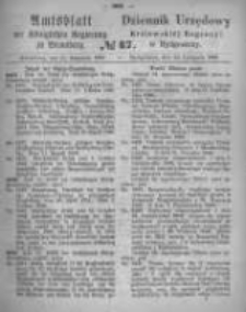 Amtsblatt der Königlichen Preussischen Regierung zu Bromberg. 1866.11.23 No.47